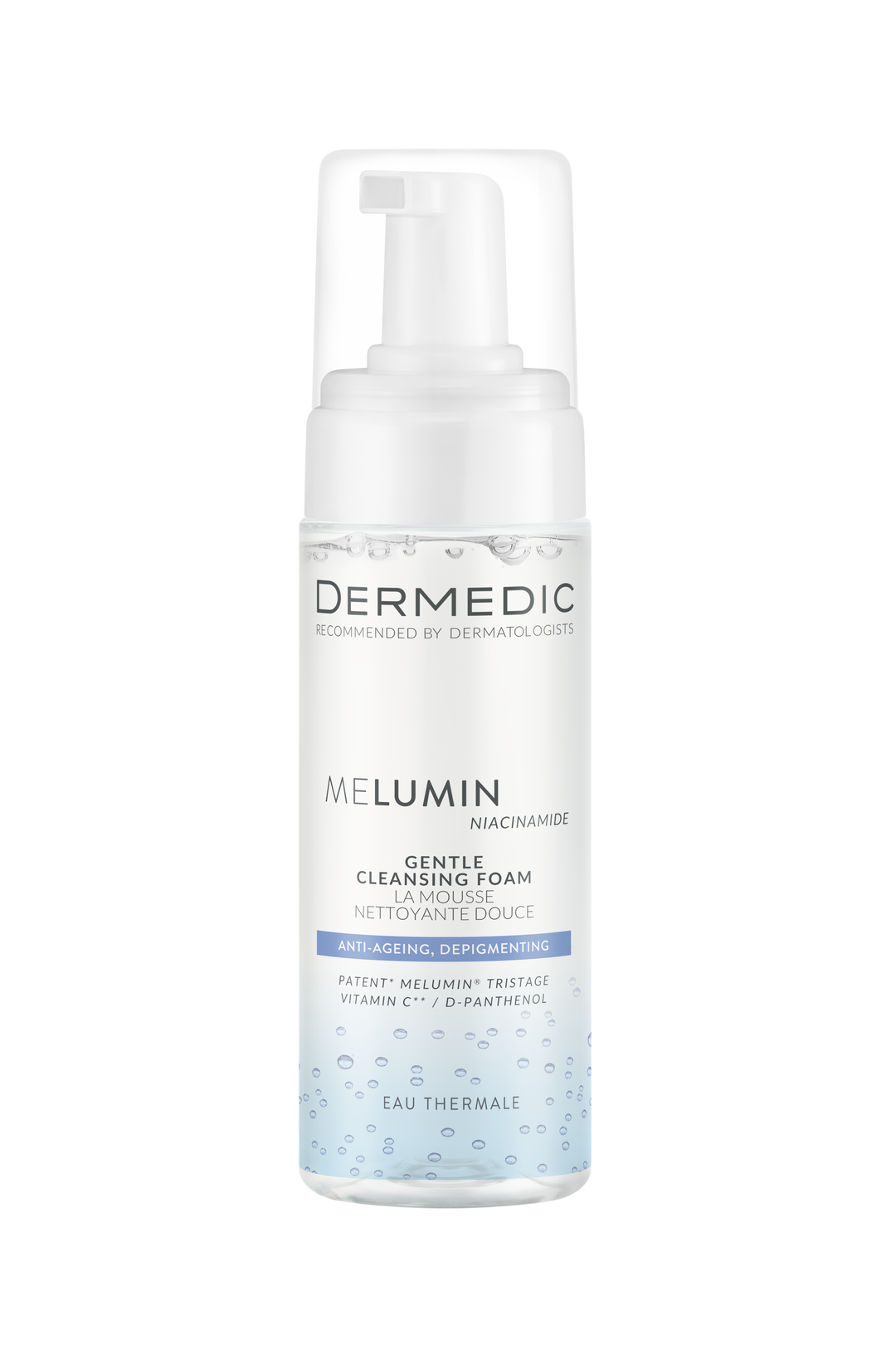 DERMEDIC MELUMIN Gentle cleansing foam - 170ml | ديرمديك غسول رغوي لطيف للبشرة التي تعاني من التصبغات - 170 مل