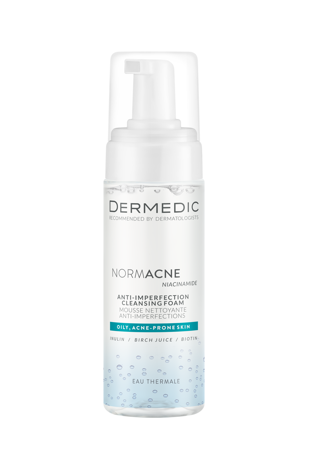 DERMEDIC NORMACNE cleansing face foam - 170ml | ديرمديك غسول رغوي للبشرة الدهنية المعرضة لحب الشباب - 170 مل