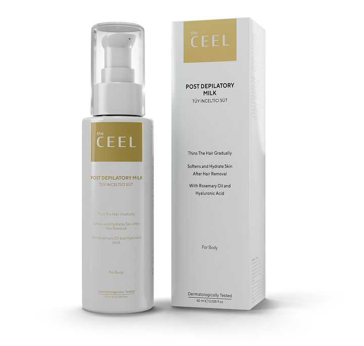 the CEEL Post Depilatory Milk For Body - 60ml | ذا سيل حليب للجسم بعد ازالة الشعر - 60 مل