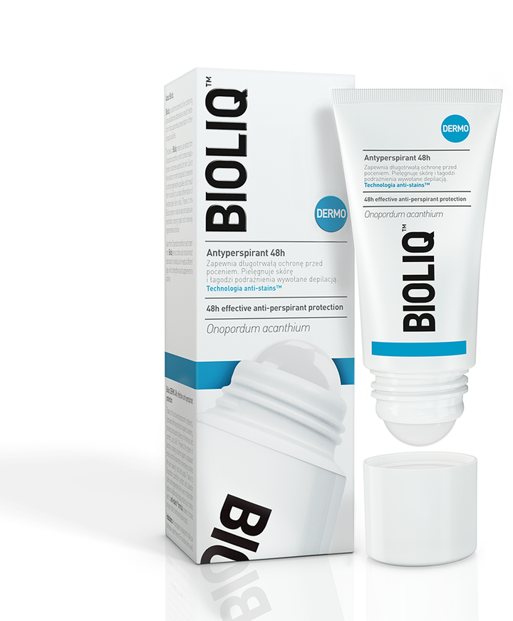 BIOLIQ Dermo Antiperspirant 48h Effective Protection - 50ml | بيوليك مزيل تعرق 48 ساعة حماية - 50 مل