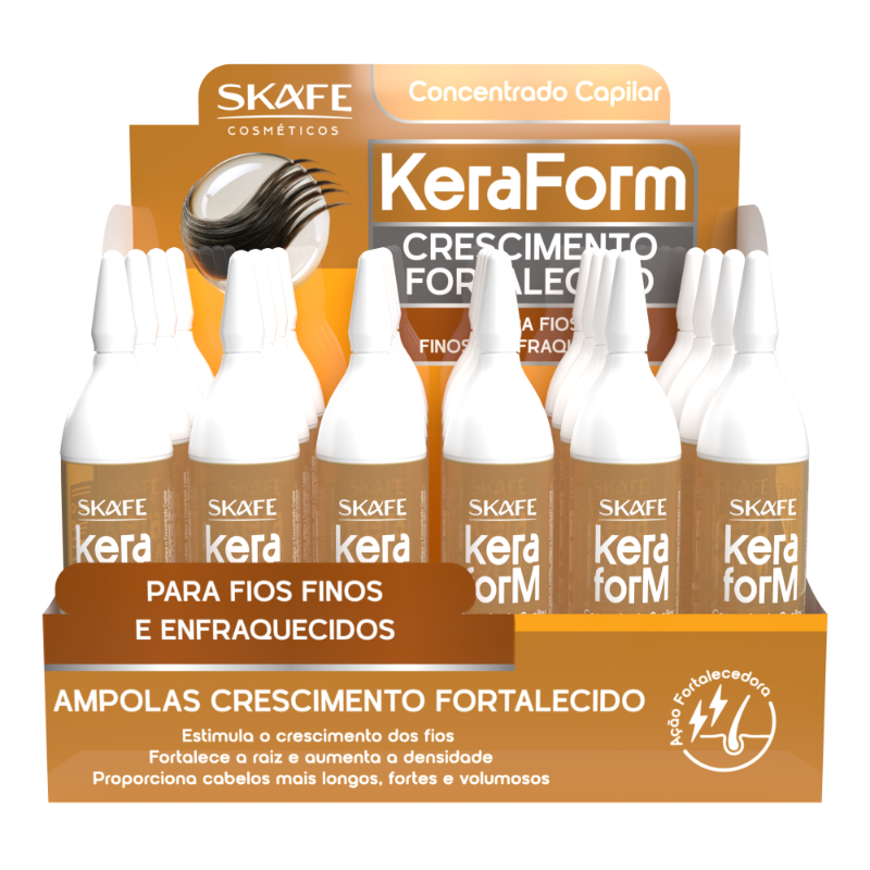 SKAFE Concentrado Capilar Crescimento Fortalecido (24 x 10Ml) | سكاف امبولات النمو والتساقط - 24*10 مل
