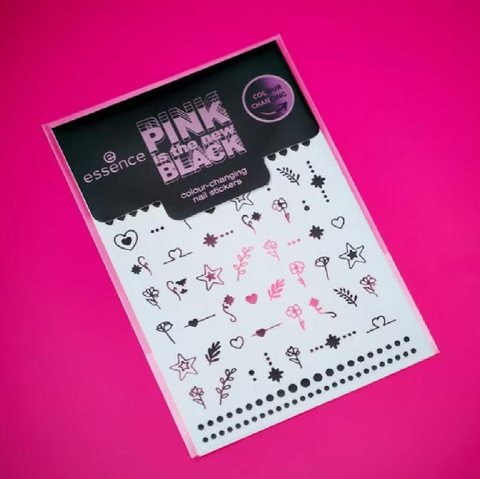 Essence Pink Is The New Black Nail St | ايسنس لُصاقات أظافر مُتغيِّرة اللَّون