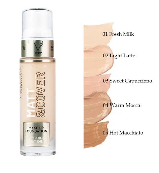 VOLLARE COSMETICS Mattifying Covering Foundation - 30ml | فولاري كوزماتيك كريم أساس لتغطية البشرة - 30 مل