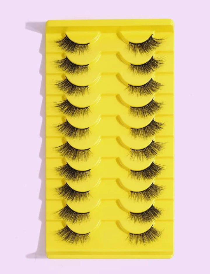 Pairs Of Half Eyelashes - 9pcs | رموش صناعية - 9 قطع