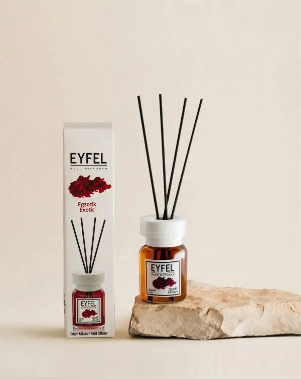 EYFEL Ecxoti Reed Diffuser - 120ml | ايفيل أعواد معطرة للجو - 120 مل