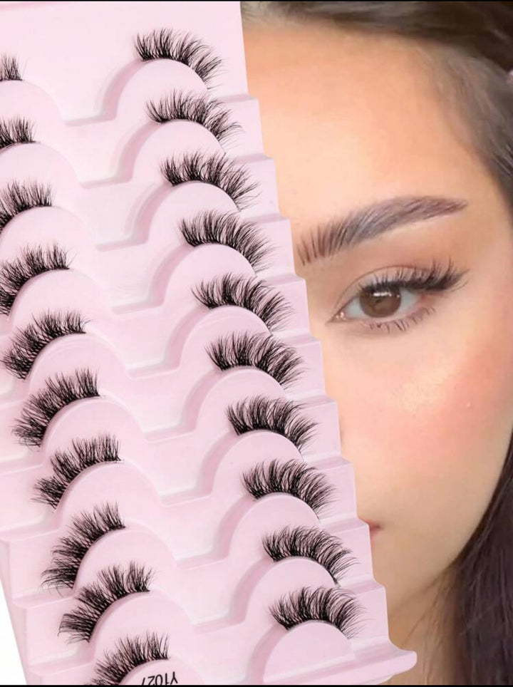 Eyelashes - 10pcs | رموش صناعية - 10 قطع
