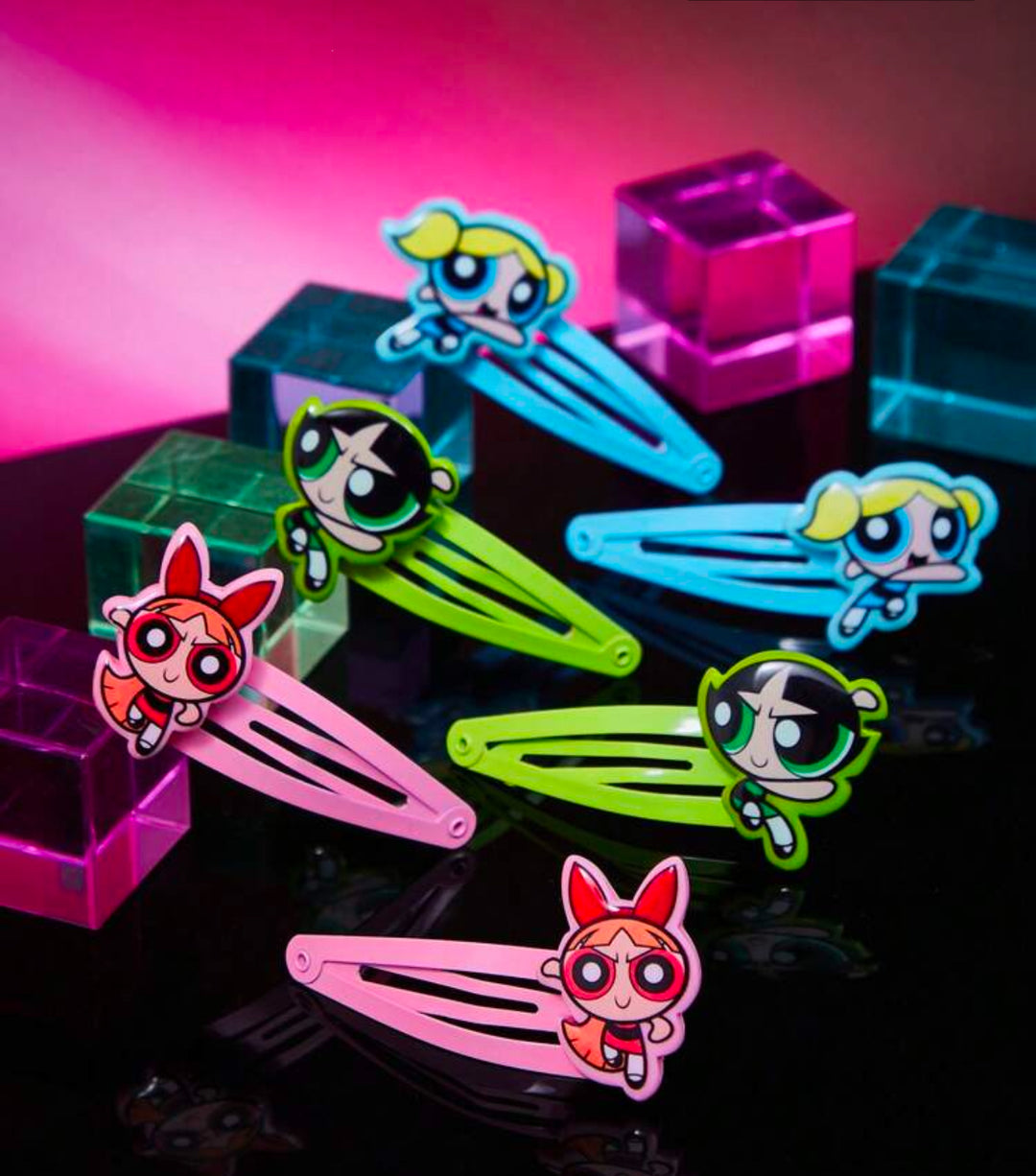 The Power Girls Hair Clips - 3pcs | مشابك شعر "باور باف غيرلز" - 3 قطع