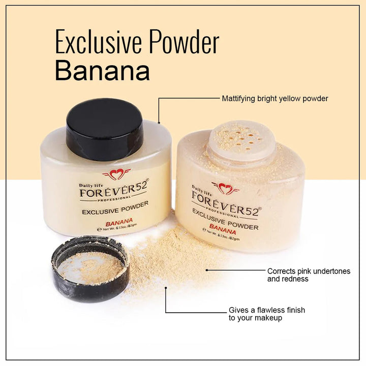 FOR EVER52 Exclusive Powder Banana - 42g | فوريفر 52 لوس باودر - 42 غ