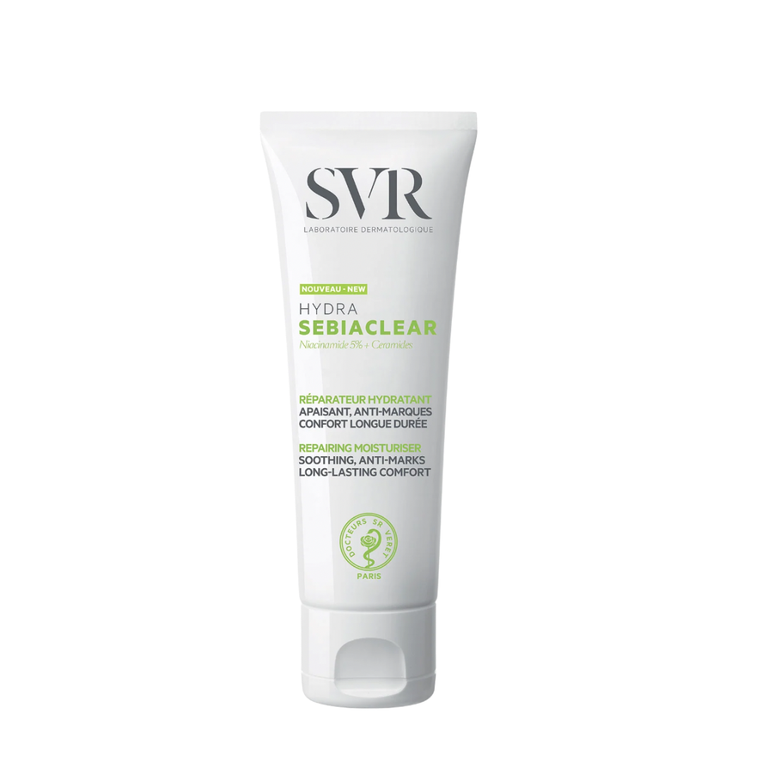 SVR Hydra Sebiaclear Niacinamide 5% + Ceramides - 40ml | اس في ار مرطب بالنياسيناميد 5% + سيراميدات - 40 مل