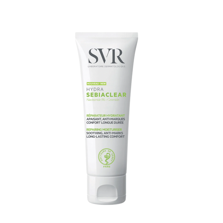 SVR Hydra Sebiaclear Niacinamide 5% + Ceramides - 40ml | اس في ار مرطب بالنياسيناميد 5% + سيراميدات - 40 مل