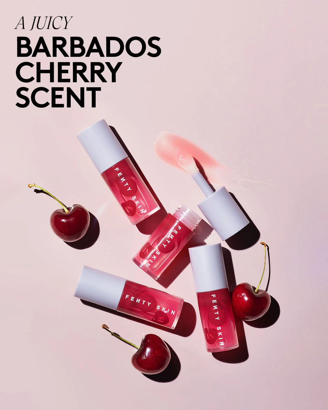 Fenty Beauty Cherry Treat Conditioning Lip Oil - 5.6ml | فينتي بيوتي زيت للشفاه بنكهة الكرز - 5.6 مل