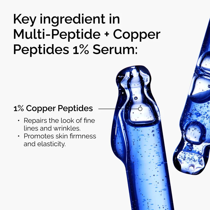 The Ordinary Multi- Peptide + Copper Peptides 1% Serum -30ml | ذا اورديناري سيروم الببتيدات والنحاس 1% - 30 مل