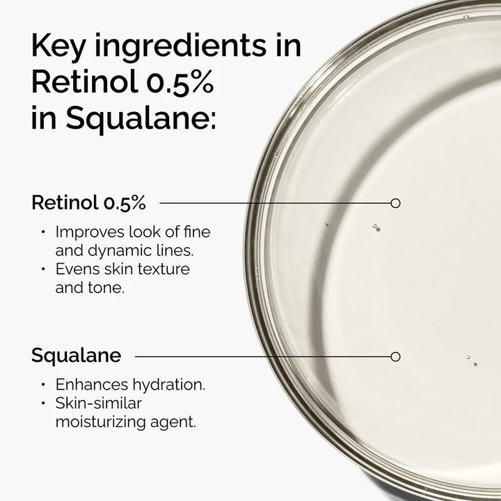 THE Ordinary Retinol 0.5% in Squalane - 30ml| ذا أورديناري سيروم ريتينول 0.5%-30 مل