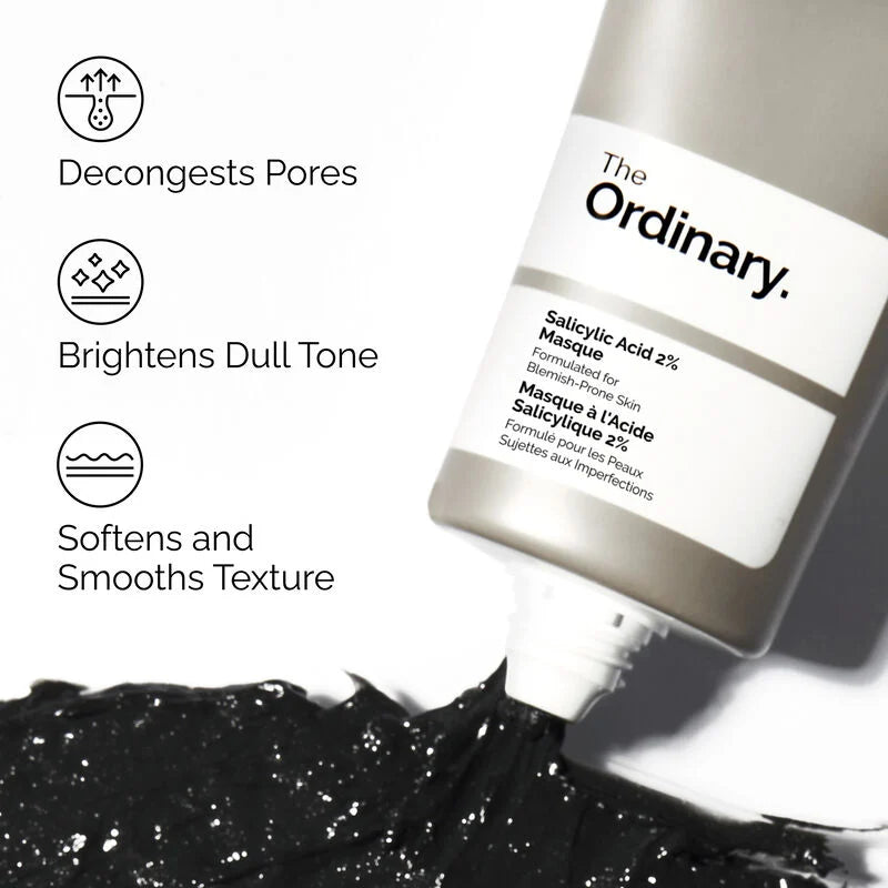 The Ordinary Salicylic Acid 2% Masque - 100ml | ذا أورديناري ماسك ساليسيلك اسيد 2%-100مل
