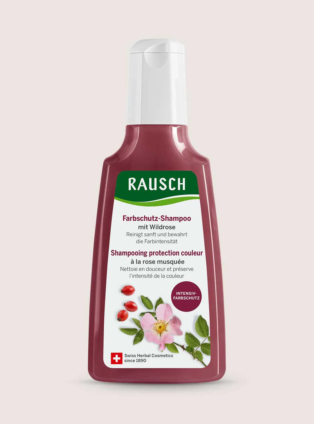 RAUSCH Colour Protecting Shampoo with Wild Rose - 200ml | راوش شامبو لحماية لون الشعر المصبوغ - 200 مل