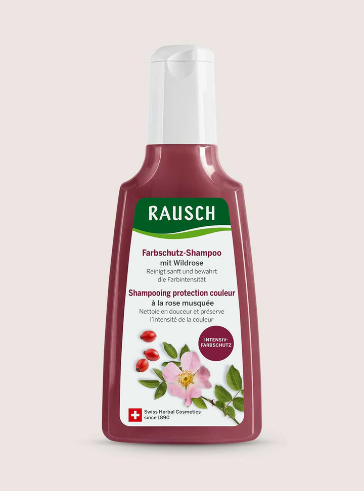 RAUSCH Colour Protecting Shampoo with Wild Rose - 200ml | راوش شامبو لحماية لون الشعر المصبوغ - 200 مل