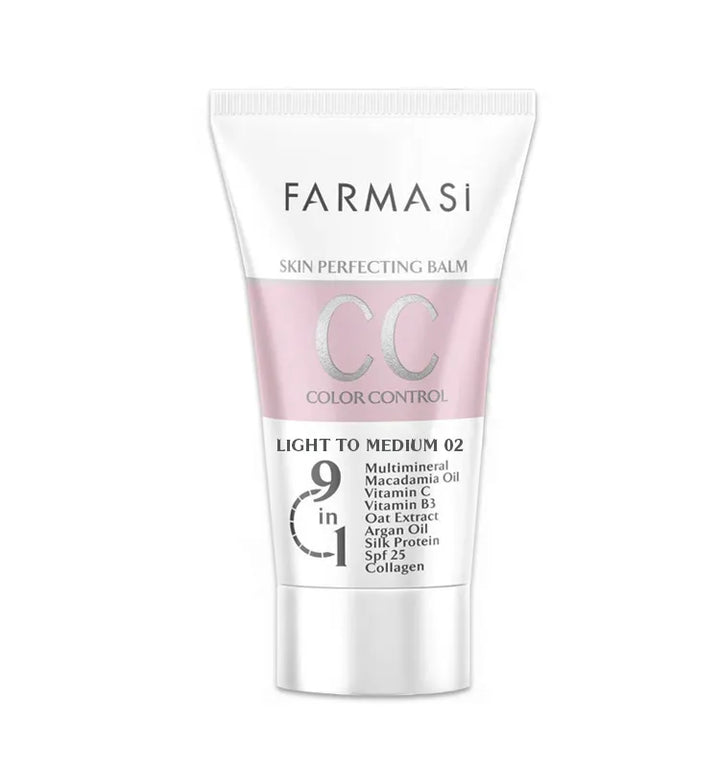 FARMASI CC Color Control Cream Foundation Balm  - 50ml  | فارماسي سي سي كريم - 50 مل