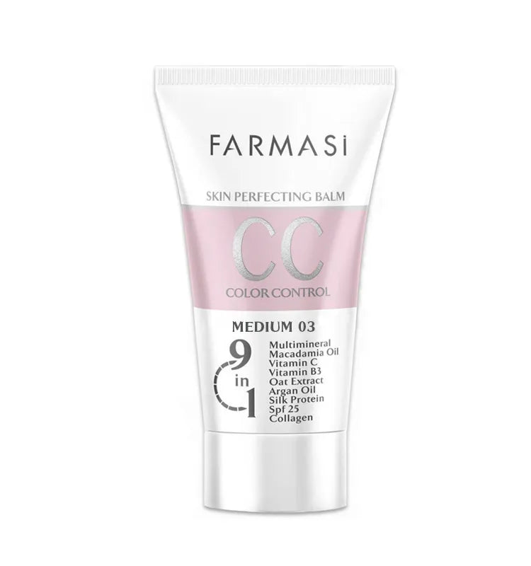 FARMASI CC Color Control Cream Foundation Balm  - 50ml  | فارماسي سي سي كريم - 50 مل
