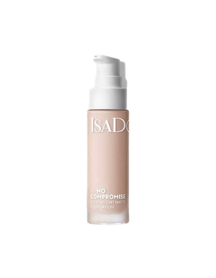 IsaDora The No Compromise Lightweight Matte Foundation - 30ml | ايزادورا كريم أساس غير لامع - 30 مل