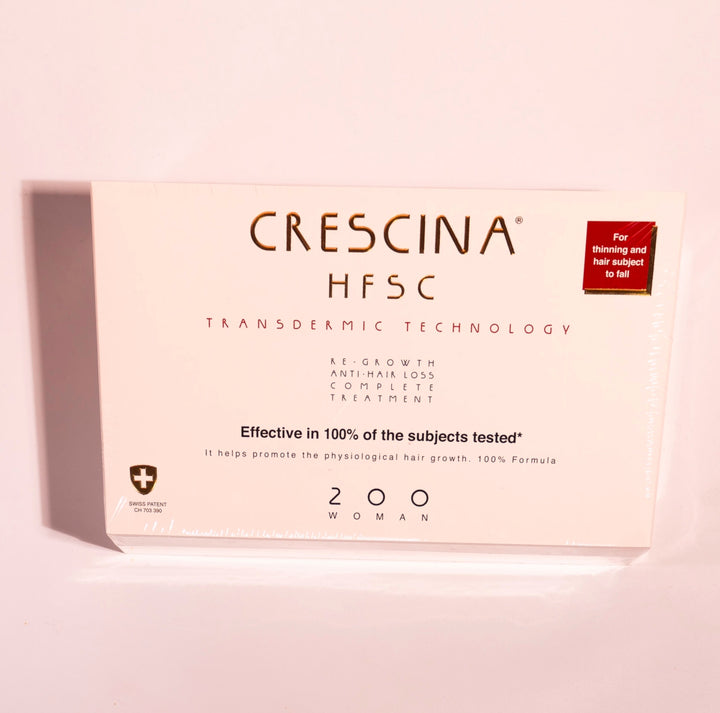 CRESCINA Transdermic HFSC Complete Treatment 200 Woman - 3.5mlx10+10 - 20pcs | كريشنا أمبولات ضد تساقط الشعر للنساء 200 - 3.5 مل x 10+10 - 20 قطعة