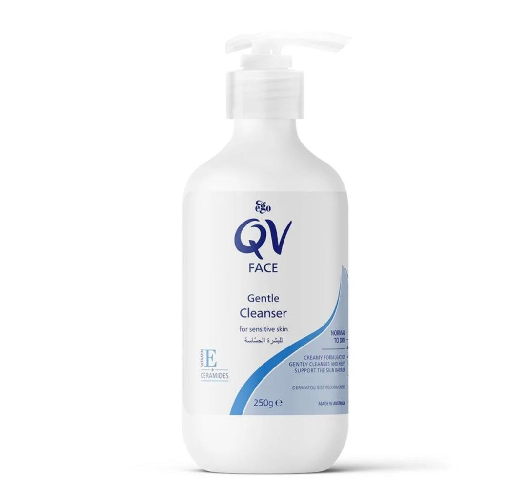 QV Gentle Cleanser For Sensitive skin - 250g | كيو في غسول لطيف على البشرة الحساسة - 250 غ
