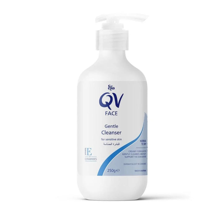 QV Gentle Cleanser For Sensitive skin - 250g | كيو في غسول لطيف على البشرة الحساسة - 250 غ