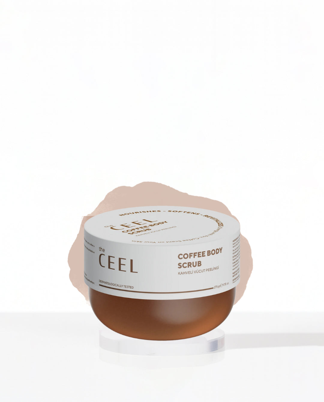 the CEEL Coffee Body Scrub - 275gr | سيل مقشر الجسم بالقهوة - 275 غرام