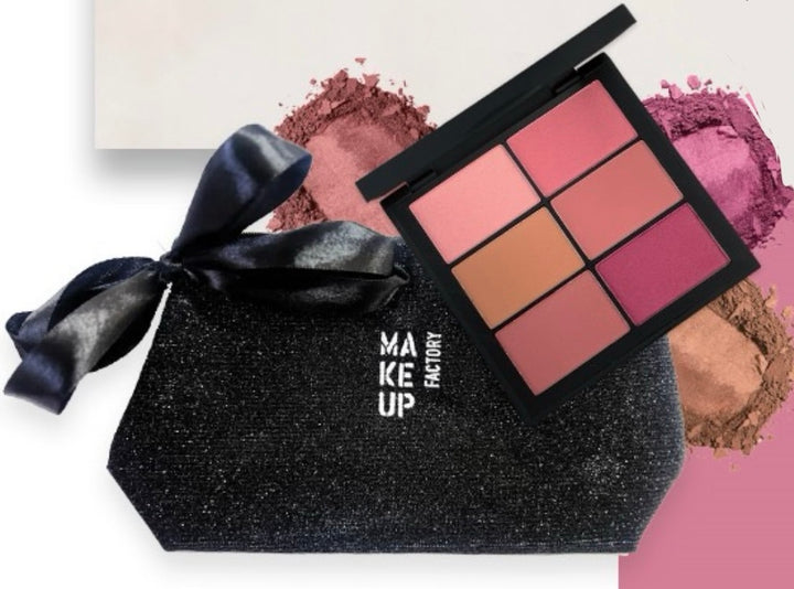 Make Up Factory Artist Blush Palette With Bag  |  ميكاب فاكتوري لوحة أحمر الخدود