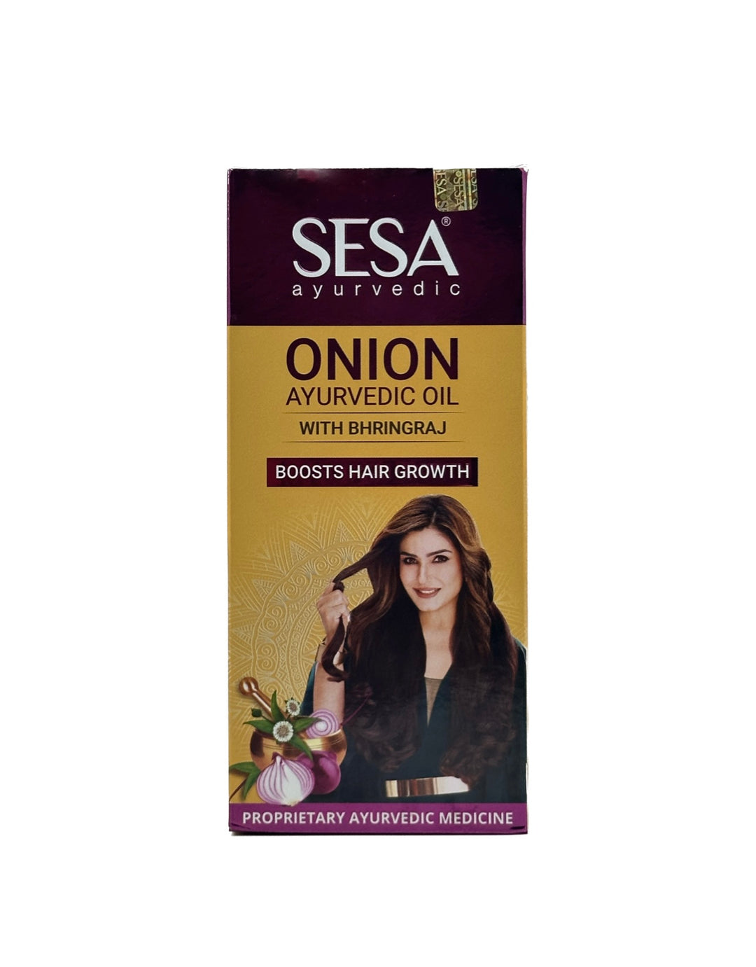 SESA Boosts Hair Growth With Bhringraj & Onion - 100ml | سيزا زيت بالبصل لنمو الشعر - 100 مل