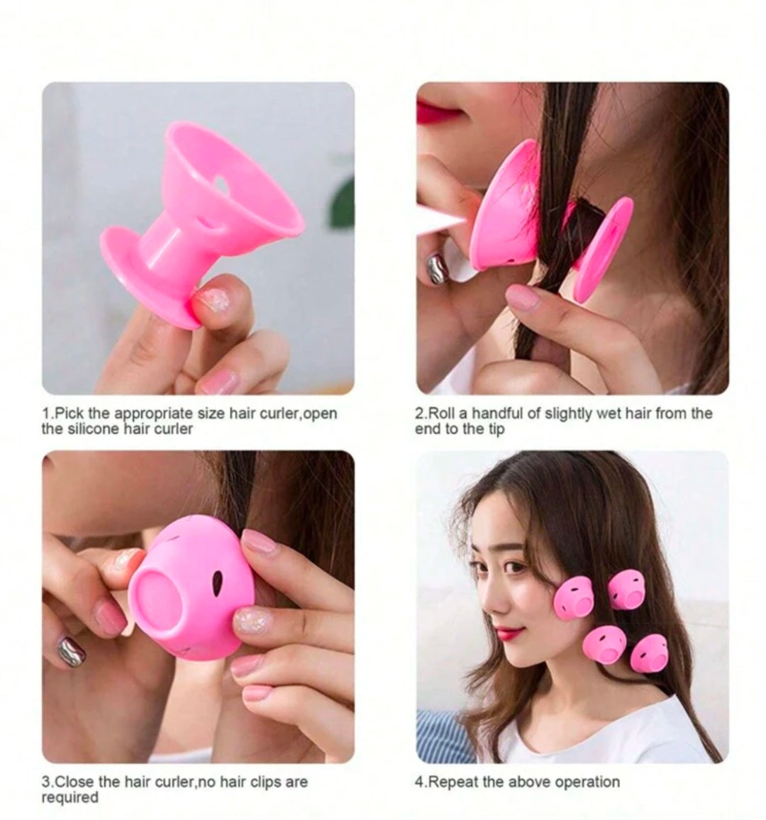 Magic Hair Curlers - 6pcs | لفافات الشعر - 6 قطع