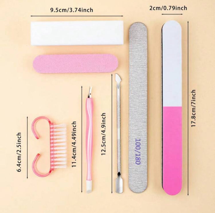 Nail Care Set - 7pcs | مجموعة للعناية بالأظافر - 7 قطع