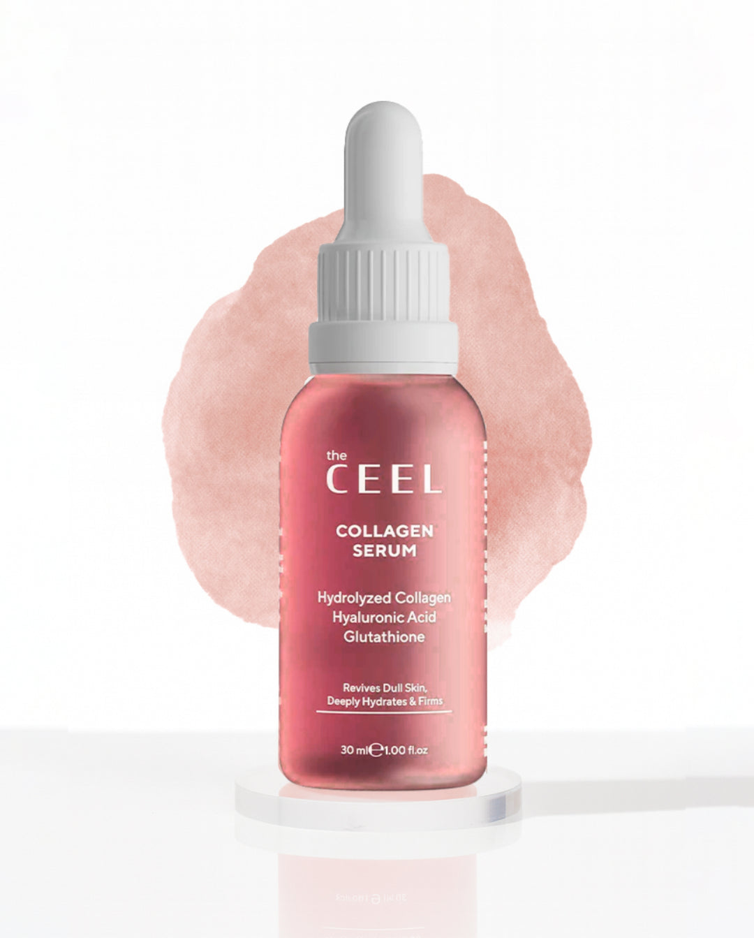 the CEEL Serum Hydrolyzed Collagen Hyaluronic Glutathione - 30ml | سيل سيروم كولاجين متحلل و الهيالورونيك اسيد و جلوتاثيون - 30 مل