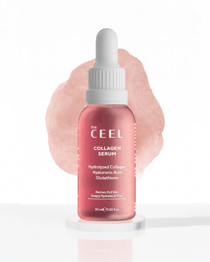 the CEEL Serum Hydrolyzed Collagen Hyaluronic Glutathione - 30ml | سيل سيروم كولاجين متحلل و الهيالورونيك اسيد و جلوتاثيون - 30 مل