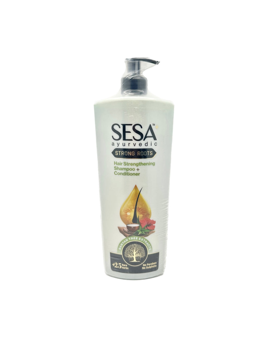 SESA Strong Roots Hair Strengthening Shampoo + Conditioner - 650ml | سيزا شامبو وبلسم لجذور أقوى - 650 مل