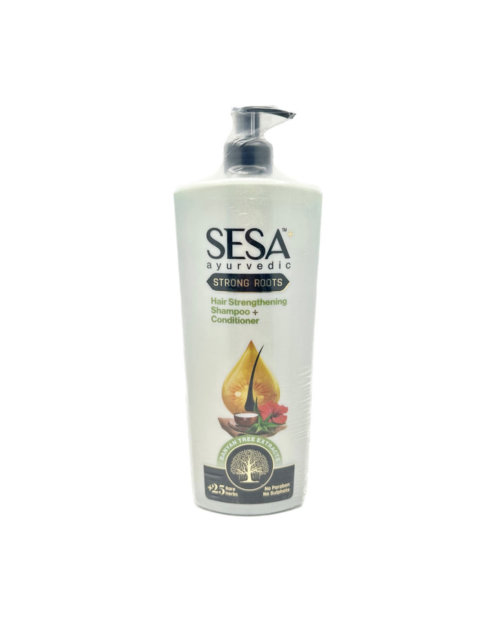 SESA Strong Roots Hair Strengthening Shampoo + Conditioner - 650ml | سيزا شامبو وبلسم لجذور أقوى - 650 مل