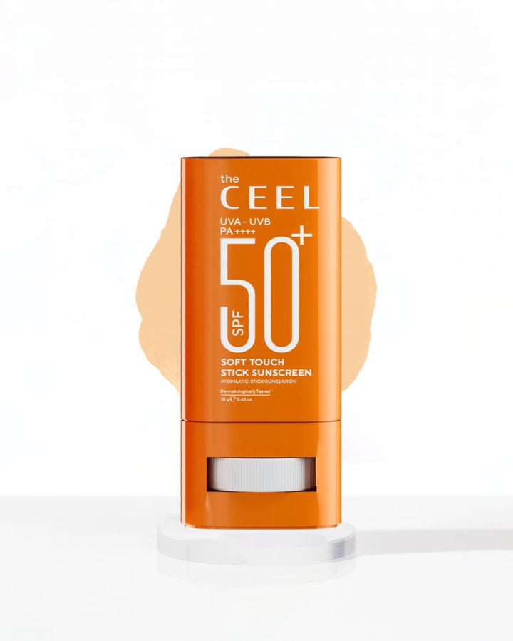 the CEEL Soft Touch Stick Sunscreen Spf50+ - 18g | ذا سيل واقي شمسي ستيك - 18 غ