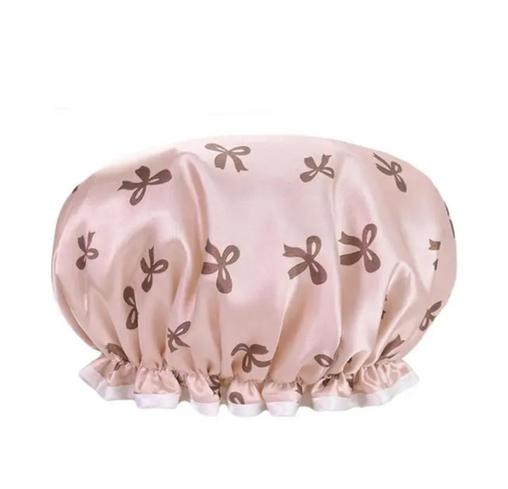 Double-Layer Waterproof Bath Cap _ 1pcs | غطاء استحمام مقاوم للماء ذو طبقتين - قطعة واحدة