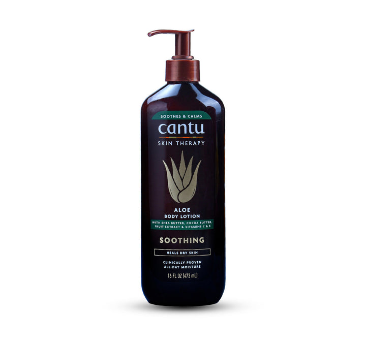 Cantu Skin Therapy Aloe Vera Body Lotion - 473ml | كانتو لوشن مرطب للجسم بالالوفيرا - 437 مل