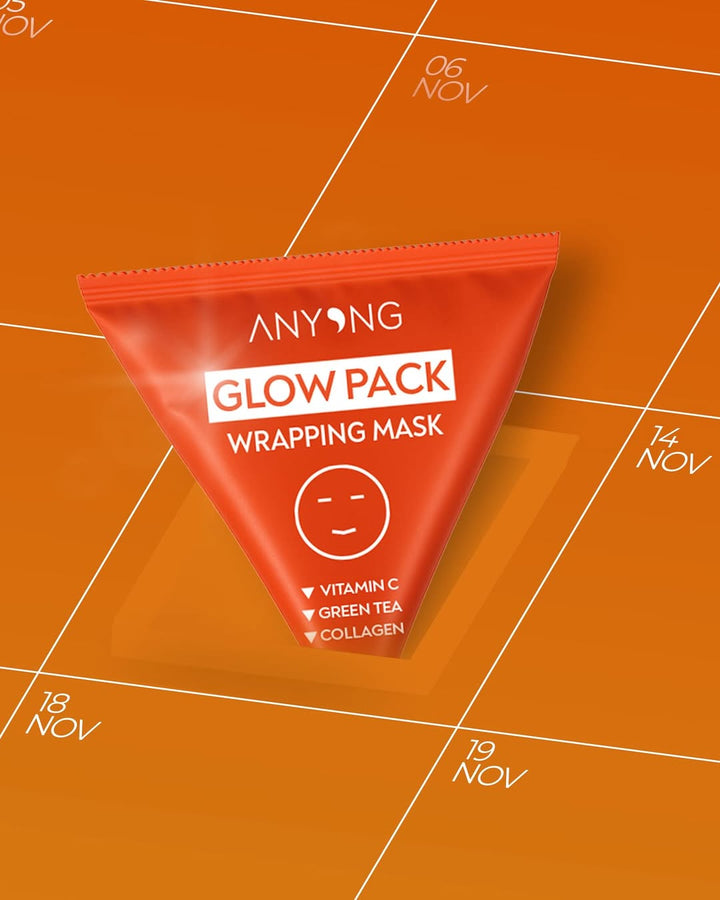 ANYONG Glow Pack Wrapping Mask - 7ml |ماسك أنيونغ جلو باك للتغليف وإشراقة البشرة – 7 مل