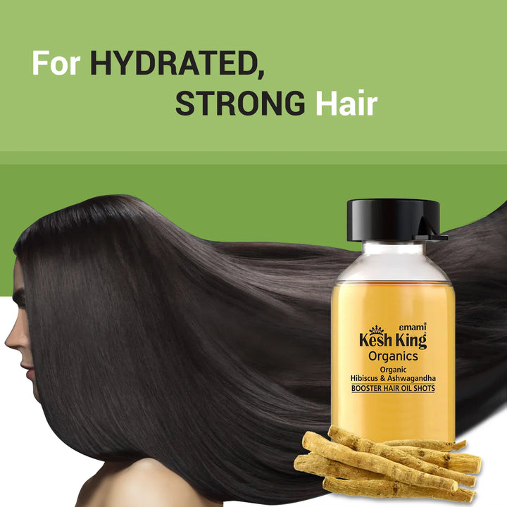 Kesh King Organic Bhringraj & Curry leaves Anti - Dandruff - 8vialsx6ml | كيش كينج زيت لمعالجة القشرة - 8 عبوات x 6 مل