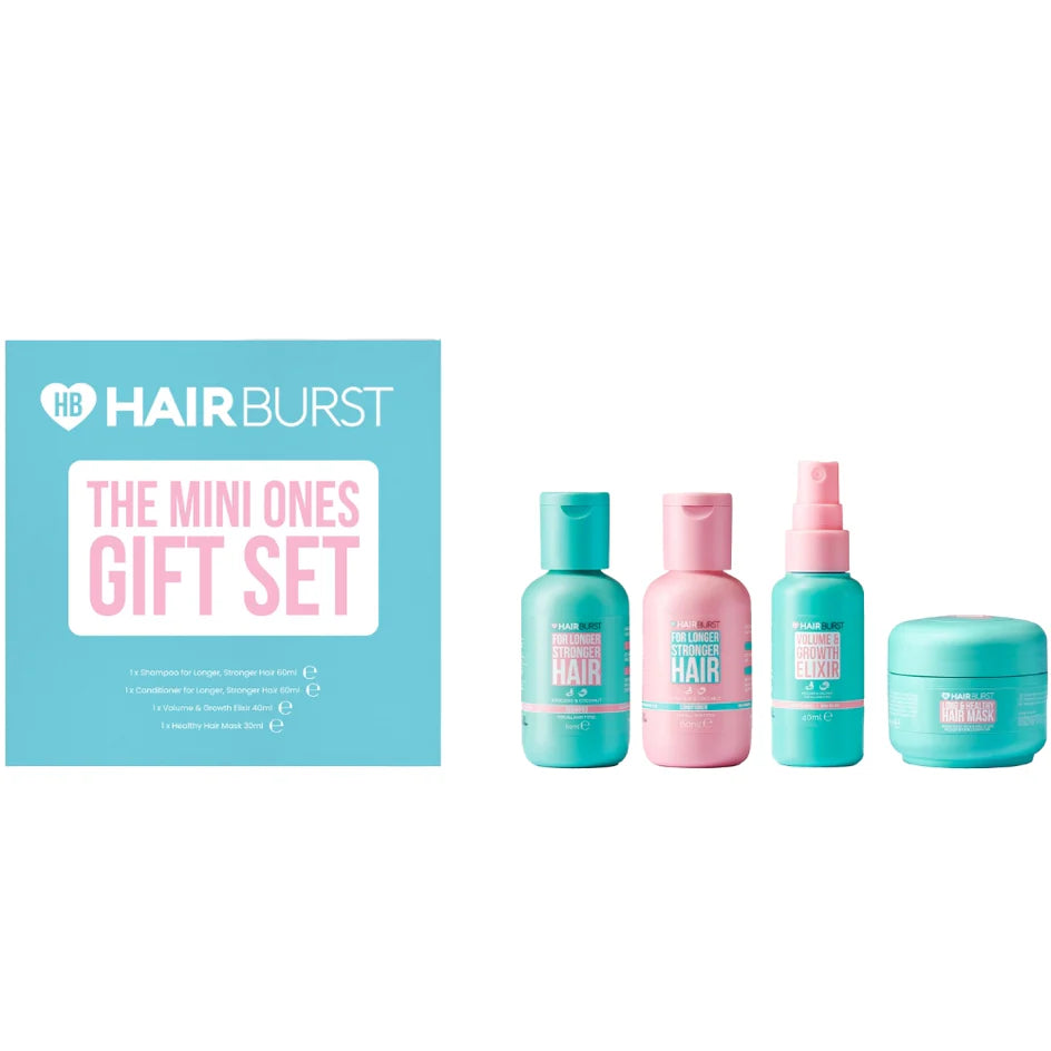 HAIR BURST The Mini Ones Gift Set - 60mlx60mlx40mlx30ml | هيربيرست مجموعة للعناية بالشعر - 60x60x40x30 مل