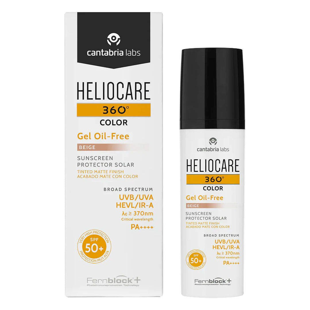 Cantabria Labs Heliocare 360 Color Gel Oil-Free SPF 50+ Beige 50ml | كانتابريا لابز واقي شمسي جل بيج - 50 مل