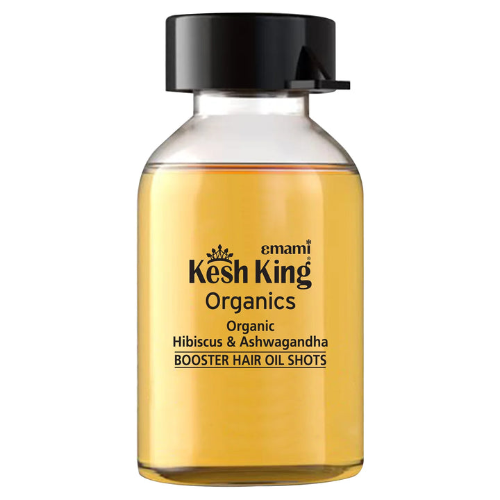 Kesh King Organic Hibiscus & Henna Hair Fall Control - 8Vialsx6ml | كيش كينج زيت للشعر لمنع التساقط - 8 عبوات x 6 مل