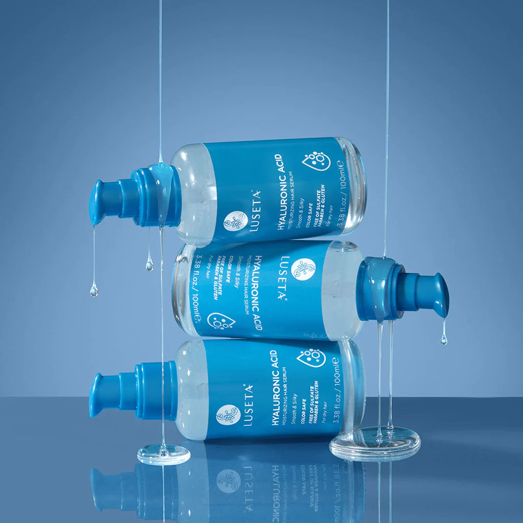 LUSETA Hyaluronic Acid Moisturizing Hair Serum - 100ml | لوسيتا سيروم هيالورونيك اسيد للشعر - 100 مل