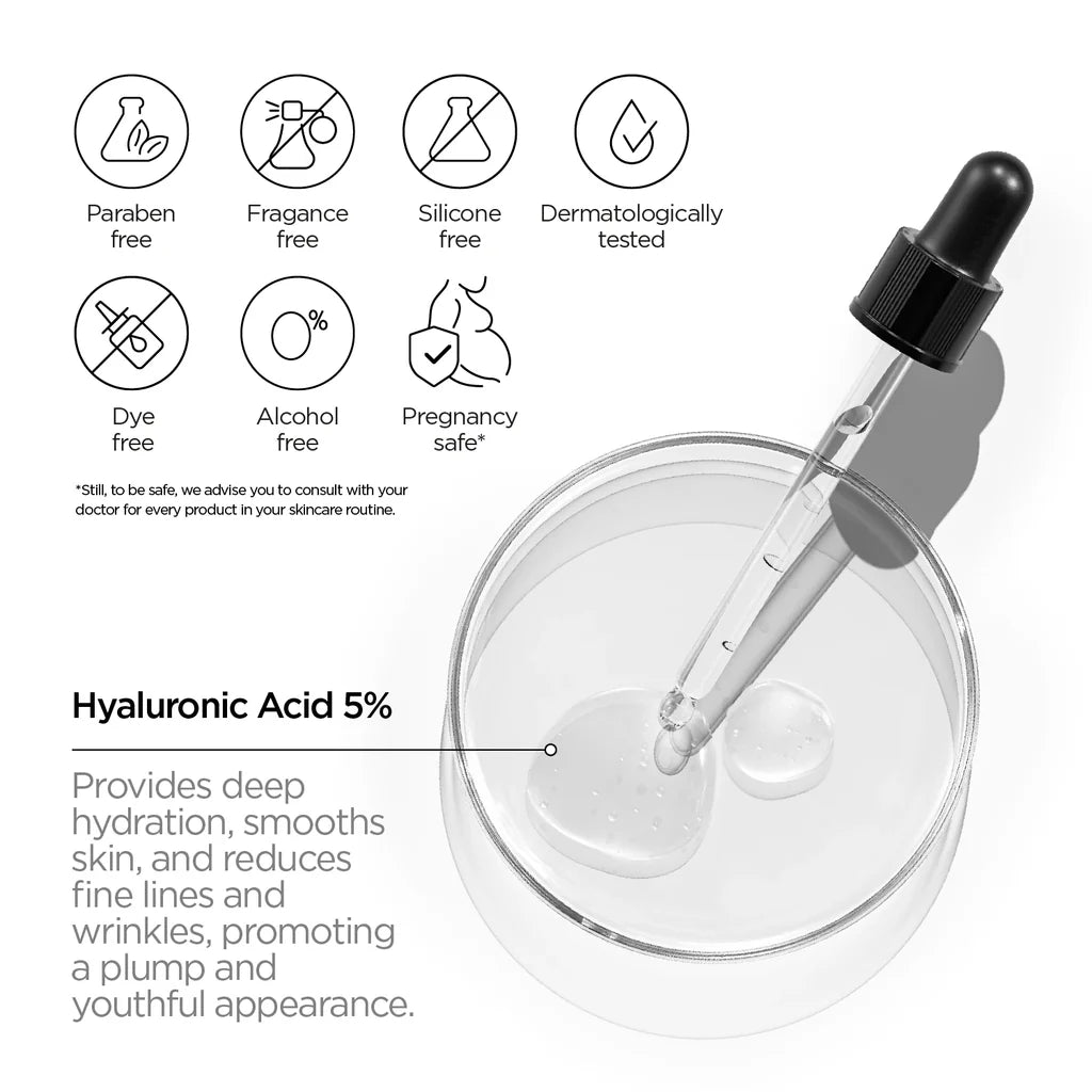 REVOX Just Hyaluronic Acid 5% - 30ml| ريفوكس سيروم هيالورنيك اسيد 5% -30 مل