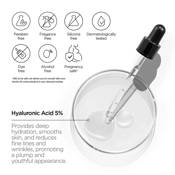 REVOX Just Hyaluronic Acid 5% - 30ml| ريفوكس سيروم هيالورنيك اسيد 5% -30 مل