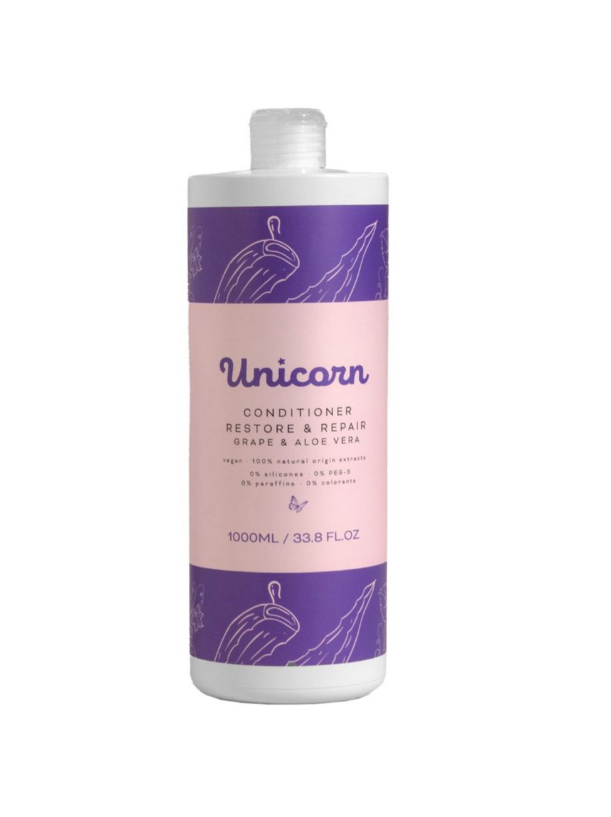 turquaz Unicorn conditioner Restore & Repair - 1000ml | توركواز بلسم معالج للشعر المتضرر - 1000 مل