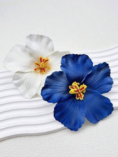 Colors Rose Hair Clips - 2pcs | مشابك شعر على شكل ورود ملونة. - 2 قطعة