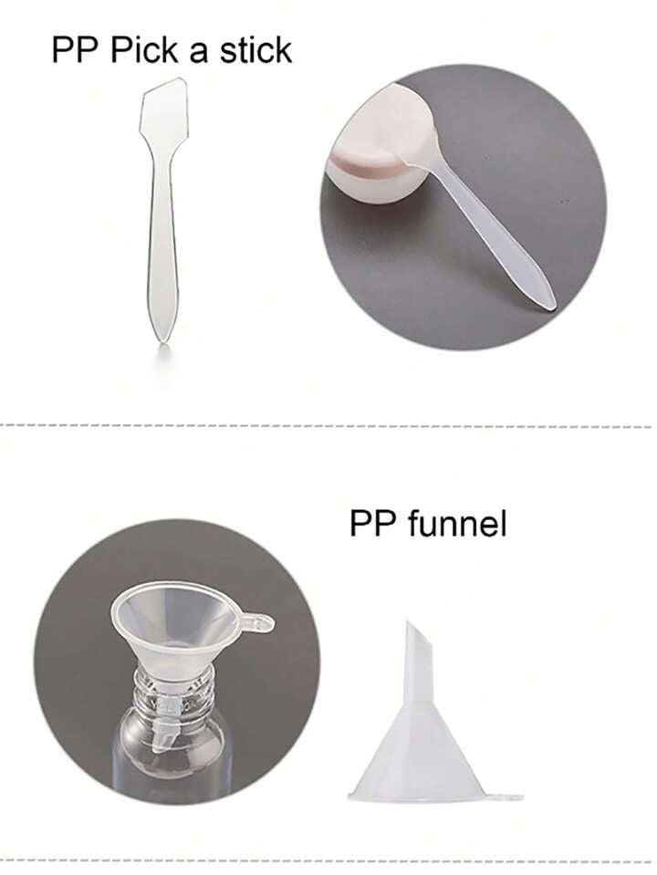 Travel Refillable Bottle Set - 8 pcs | مجموعة زجاجات السفر القابلة لإعادة التعبئة - 8 قطع