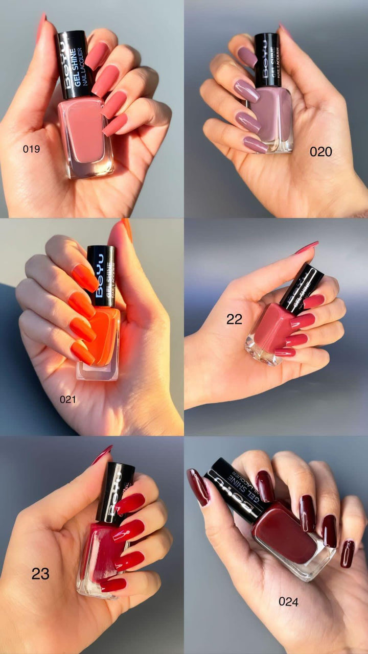 BeYu Gel Shine Nail Lacquer - 12ml | بيو صبغ أظافر بملمس جل - 12 مل